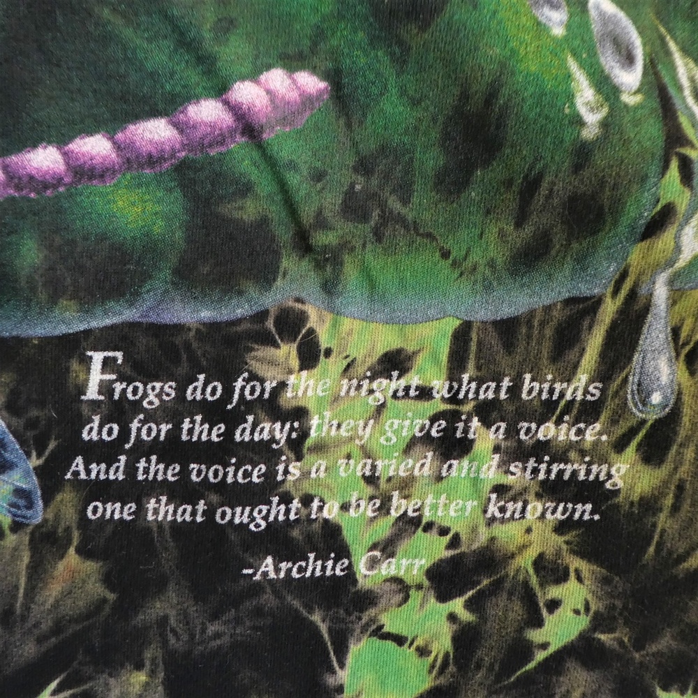 Wild Wear Tee T Shirt USA Archie Carr L Frogs - Picture 7 of 7